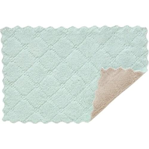 Oil Free Water Absorbent No Shedding Household Kitchen Tableware Cleaning Cloth