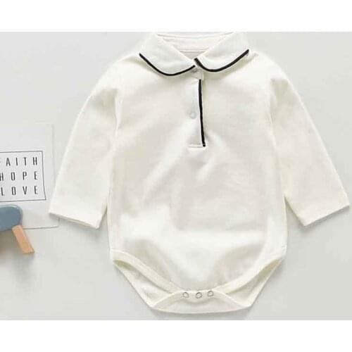 Baby Boy Bodysuit Babys Korean version Cotton Bodysuit Clothes Baby Spring Autumn Long Sleeve Jumpsuit