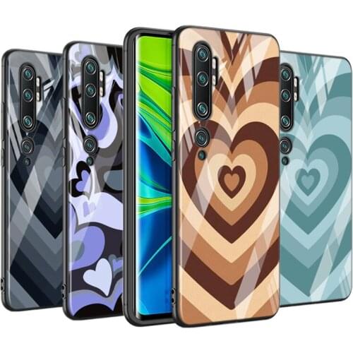 Tempered Glass Cover Latte Love Coffee Heart For Xiaomi Mi 11 11i 10T CC9E 9T Note 10 Ultra Pro Lite 5G Phone Case