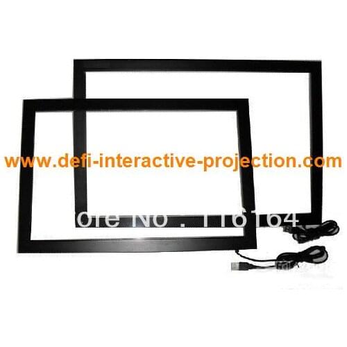 DefiLabs 46 inch 2 points Infrared Touch Screen frame, Dust and water proofing, anti-vandal