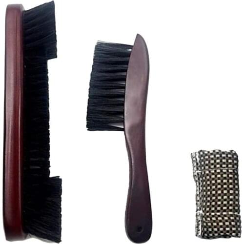 Wooden Billiards Pool Table and Rail Brush for Table Cleaning