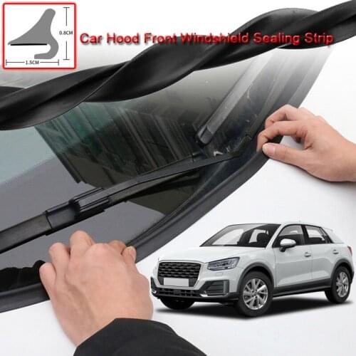 For Audi Q2 2016-2020 Car Styling Car Seal Strip Windshied Spoiler Filler Protect Edge Weatherstrip Strips Sticker Accessories