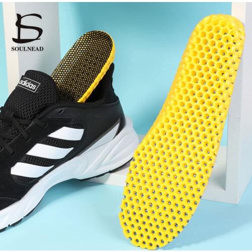 Breathable Deodorant Shoes Insoles Mesh Orthopedic Memory Foam Sport Arch Support Insert Women Men Summer Sports Shoes Soles Pad