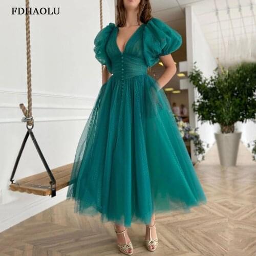 FDHAOLU Women's Puffy Dresses