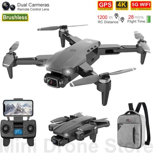 L900pro Black GPS Quadcopter With Camera 4K Professional Brushless Motor Drone Aerial Photography 5G Remote Control Helicopter