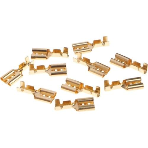 120x 2.8mm 4.8mm 6.3mm Crimp Insulating Terminal Female Spade Connector Sleeve Wiring Accessories