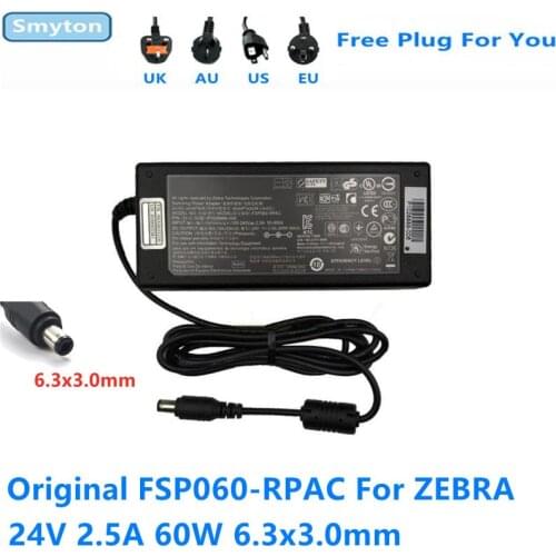 Original FSP060-RPAC AC Power Adapter for ZEBRA 24V 2.5A 60W GK420 GX420D GX420T GK420D GK420T Printer Power Supply Charger