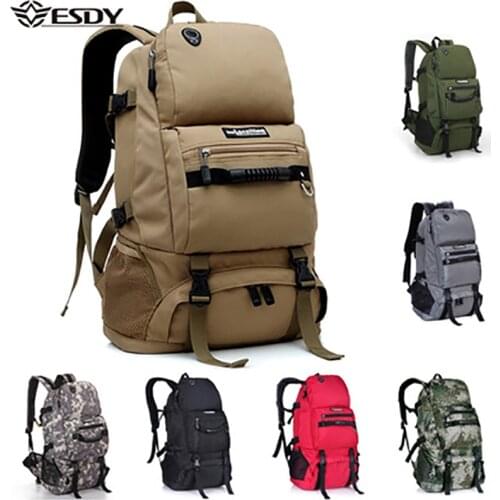 Hiking Backpacks 40L Outdoor Climbing Travel Bags Trekking Large Capacity Men Rucksack Camping Hunting Sport Army Bag