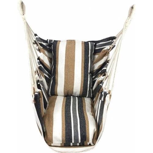 Portable Outdoor Indoor Swing Hanging Rocking Chair Garden Chair Hammock Leisure Sling Swing Chair Camping Hanging Chair