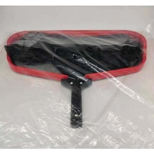 Rectangular Fine Mesh Swinging Pool Leaf Skimmer Net Large Capacity Thickened Frame Above Ground Pool Maintenance Tools