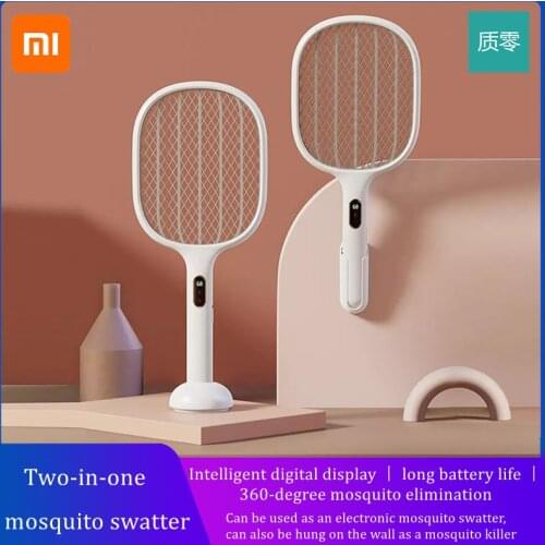XiaoMi Qualitell Smart Digital Display Electric Mosquito Swatter 2in1 Portable Type-C Charging Wall-mounted Mosquito Killer