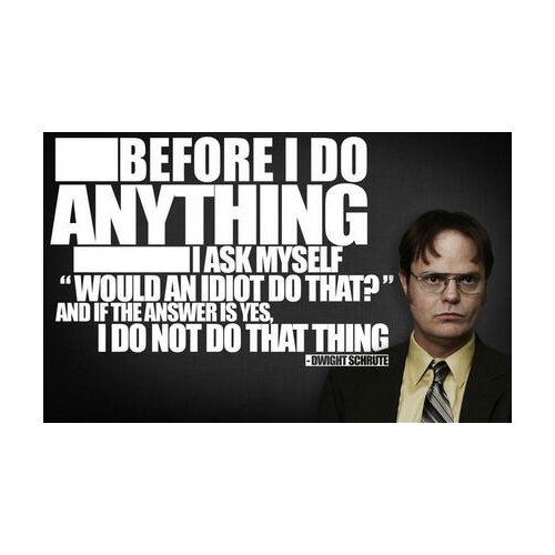 The Office TV Series Rick Negan Art Film Print Silk Poster Home Wall Decor 24x36inch