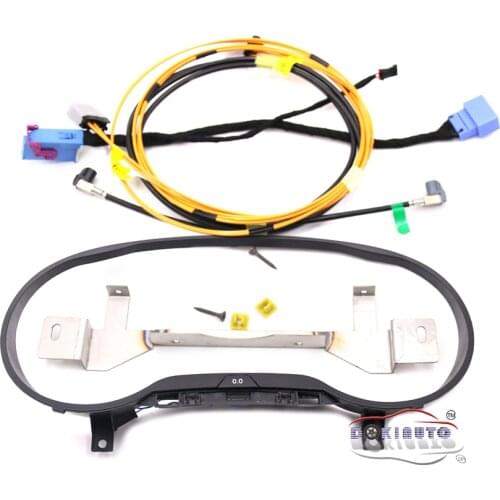 Liquid Crystal Virtual Cluster Frame LCD Instrument installation kit For Audi A3 8V