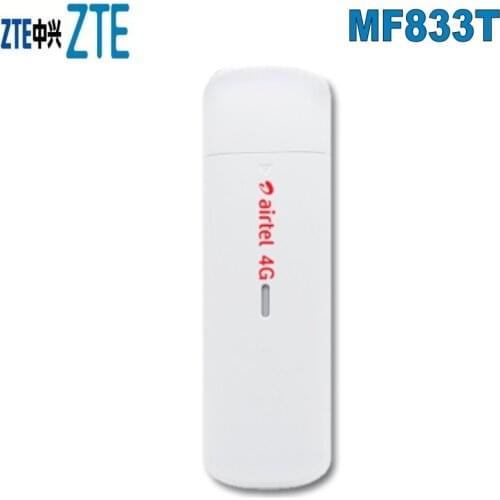 ZTE MF833T 4G LTE USB Modem cat4 150Mbps support band B1/B3/B5/B7/B8/B20(28)
