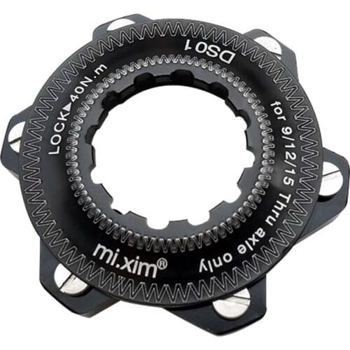 1Pcs Centerlock 6-hole Adapter Center Lock Conversion 6 hole Brake Disc 6 Bolt Bicycle Middle lock conversion seat lock cover
