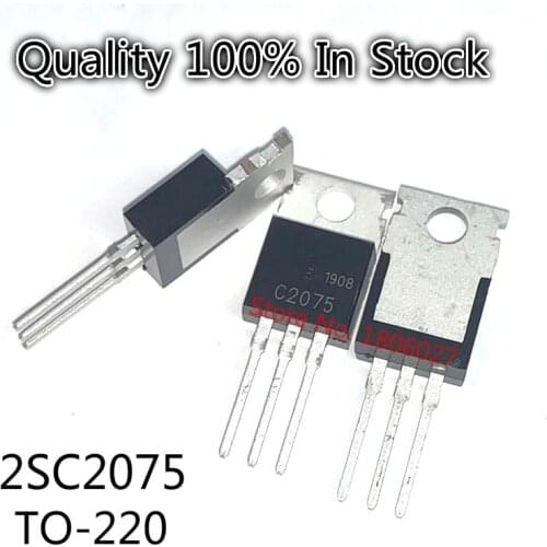 10pcs/lot C2075 2SC2075 TO-220 Triode