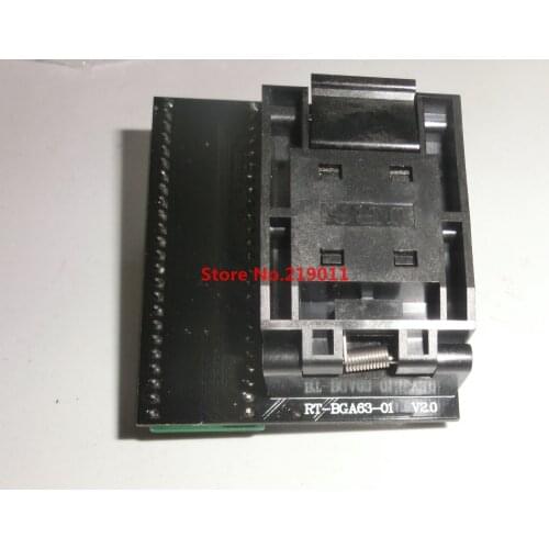 BGA63 adapter for RT809H SOCKET RT-BGA63-01 V2.0 0.8MM 9x11