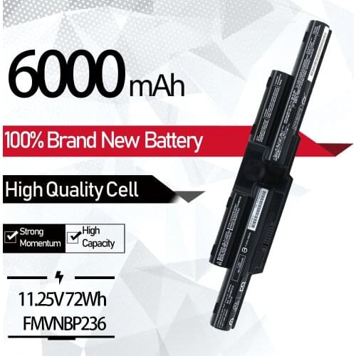 Laptop battery FMVNBP236 FPCBP446 FPCBP446AP FPB0318S FPB0344S For FUJITSU Lifebook T725 Lifebook T726 New 11.25V 6400mAh 72W