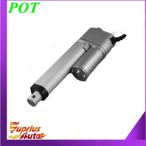 Free shipping 12V 50mm/ 2inch stroke 1000N Load 10mm/s linear actuator with feedback potentiometer