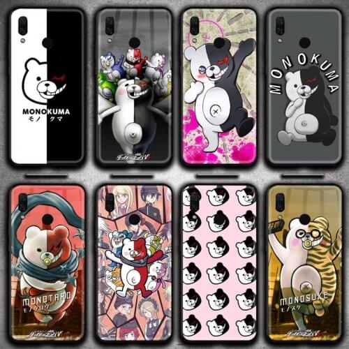 Cute Kumamon Danganronpa Monokuma Phone Case Huawei Y6P Y8S Y8P Y5II Y5 Y6 2019 P Smart Prime Pro