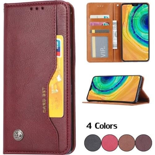 Leather Flip Cover For Huawei Mate 30 20 Pro P Smart Plus 2019 Z P40 P30 P20 Lite Magnetic Shockproof Phone Case Wallet Fundas