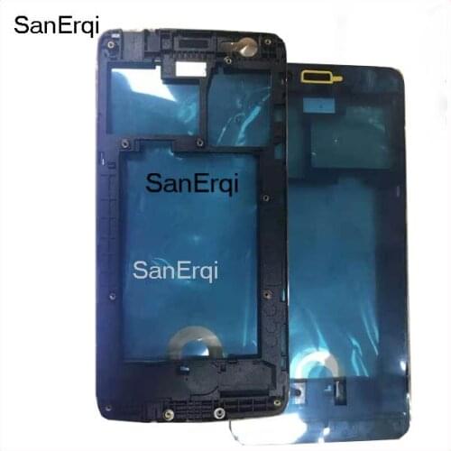 Black For LG K8 2017 Dual SIM X240H X240DSF X240 X240K Bracket Front LCD frame