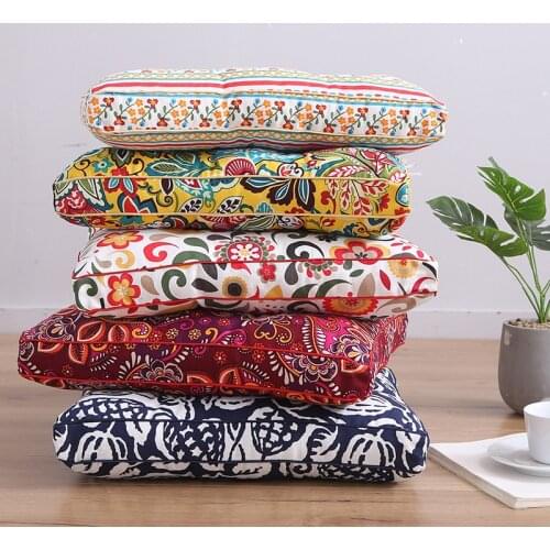 Home Decorative Cushions 45X45 Tatami Futon Office Chair Cushions for Back Meditation Mat Pouf Salon Chair for Leisure Bench New