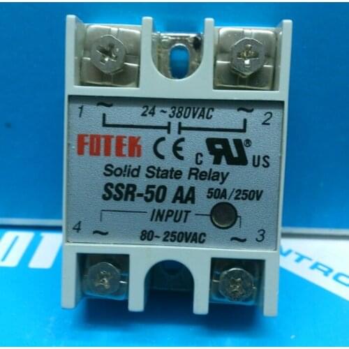 1PCS Fotek SSR-50AA SSR50AA Solid State Module -New