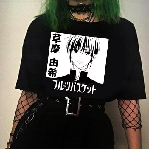 Fruits Basket Cute Anime T Shirt Women Casual Harajuku Tee Oversize Female T-Shirt Summer 2021 Woman Japan Clothes T Shirts