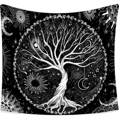Tree Of Life Tapestry Wall Hanging Sandy Beach Throw Rug Blanket Camping Tent Travel Mattress Bohemian Sleeping Pad Tapestries