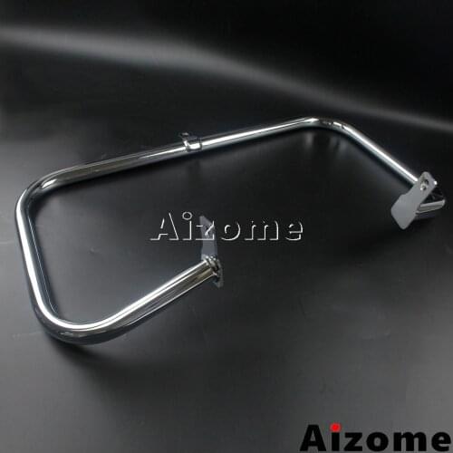 Chrome Motorcycle Engine Guard Protector Highway Crash Bar For Honda Shadow Aero VT750 VT750C VT400 2004-2009 2010 2011