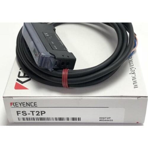 KEYENCE single-line system fiber optic sensor amplifier FS-T2P