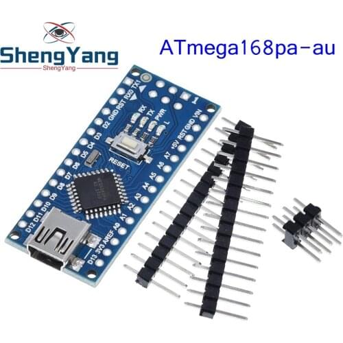 Nano Atmega168 controller compatible for arduino nano Atmega168PA-AU CH340 CH340C replace CH340G USB driver
