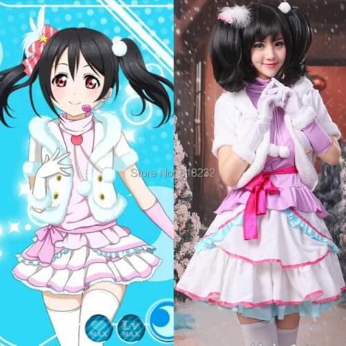 Love Live School Idol Project Snow Halation Nico Yazawa Tops Vest Dress Uniform Outfit Anime Cosplay Costumes