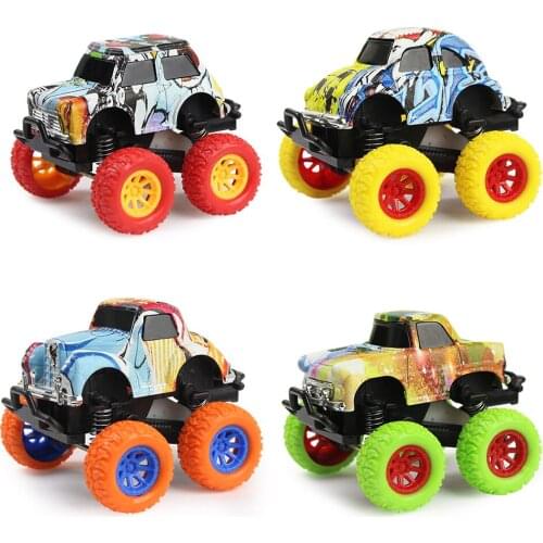 4 Styles Mini Alloy Car Toy Colorful Diecast Vehicles Pull Back Function Metal Models Car For Children Boys Birthday Gifts