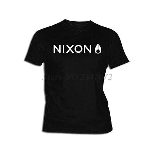 Men t-shirt Camiseta Nixon black blouse shirt 100% cotton EUR size XXXL