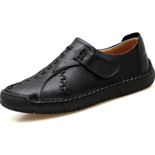 Mens Shoes Luxury Casual Style Genuine Leather Mens Loafers Designer Handmade Moccasins Brand Sneakers Formal Shoes Plus Size