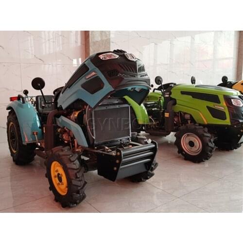 New Mini Farm Equipment r 4WD 50HP Agriculture Machinery Orchard Greenhouse Garden Tractor