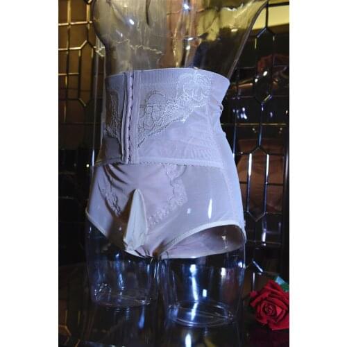 New Mens High Body Waist Shapper Slim Fit Underwear Compression Hips Shaping Belly Shaped Boxer for Big Fat Belly Man Large