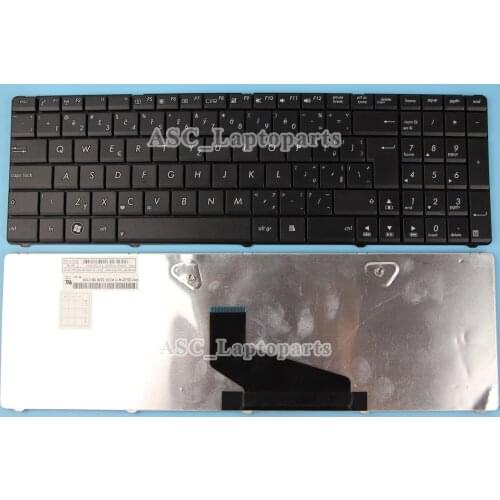 New Czech Slovak Keyboard for ASUS K53BE K53BR K53BY K53TA K53TK K53U K53Z A53BE A53BR A53BY A53TA A53TK A53U A53Z Black