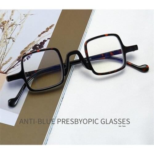 Seemfly Ultralight Square Reading Glasses Women Men Retro Anti Blue Light Presbyopic Eyewear Computer Goggle Optical Spectacle