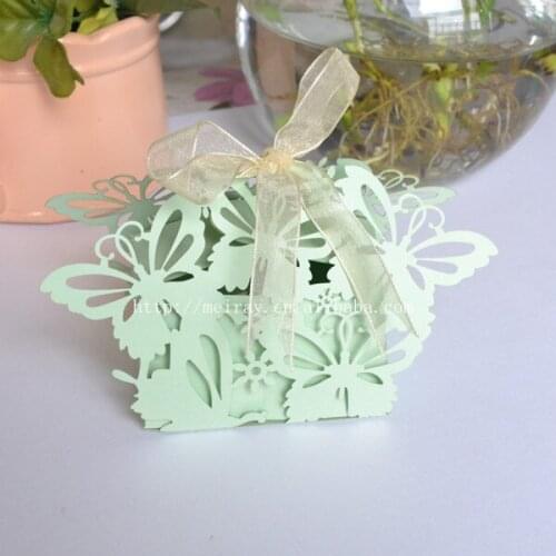 Rustic wedding favors butterfly wedding decoration paper gift boxes &bags