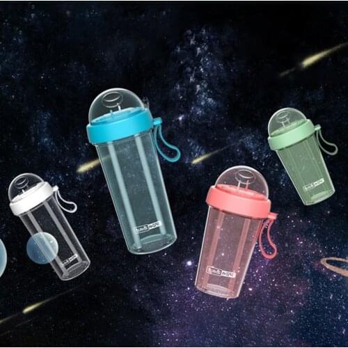 Portable Outdoor Sports Double Tube Opening Design Drink Cup Water Bottle Tumbler Coffee Cup Suitable For Four Seasons