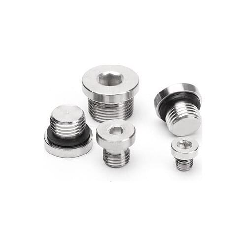 1pcs M16 M18 M20 M22 allen screws inner hexagon screw flange bolt oil plug ED plugging blocking head bolts 304 stainless steel