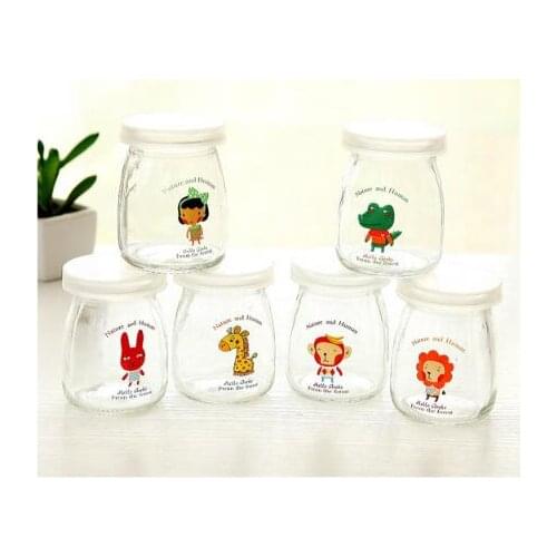 1PC Glass Mugs Coffee Cup Tea With Plastic Lid Creative Tumbler Milk Juice For Home Novelty LF 085