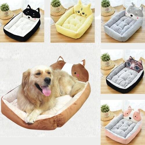Warm and Comfortable Dog House Washable Pet Products Cartoon Pet House Teddy Golden Retriever Large Dog Bed Dog Mat Cat House