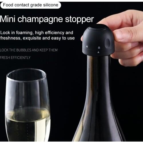 Vacuum Wine Stopper Mini Champagne Stoper For Bottle Leak-proof Retain Freshness Easy To Use Barware