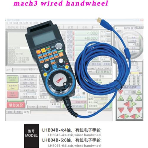 XHC 6axis MACH3 wired MPG handwheel cnc controller remote control