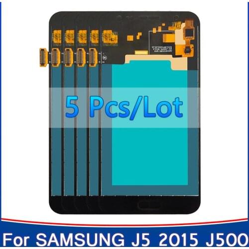 5Pcs 5.0'' Copy-Oled LCD for SAMSUNG Galaxy J5 2015 J500 LCD Display Touch Screen For Samsung J500H J500FN J500F J500M SM-J500F