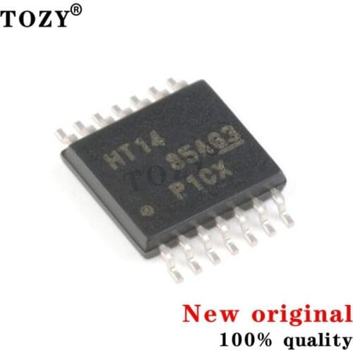 10pcs / lot new original SMD sn74hct14pwr six channel Schmidt trigger inverter